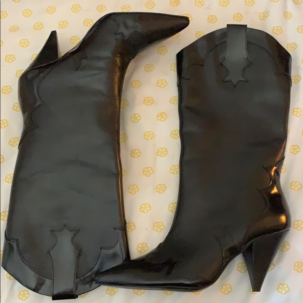 Mango Heeled Cowboy Boots